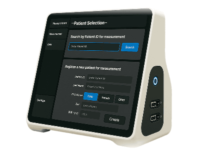 The LT monitor Pro prototype screen